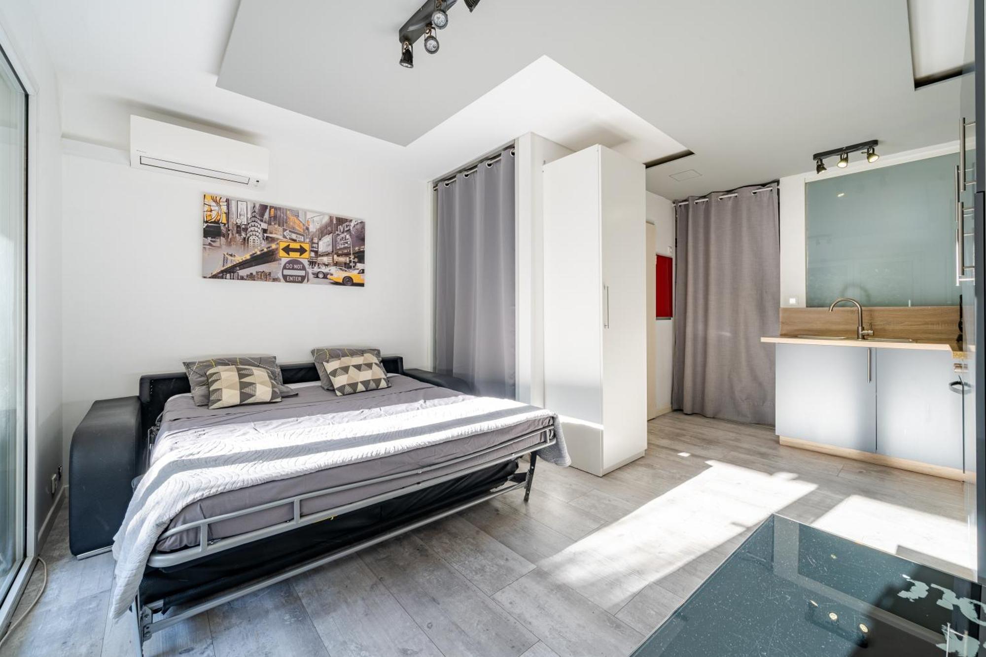 Charmant Studio Cagnes-sur-Mer Esterno foto